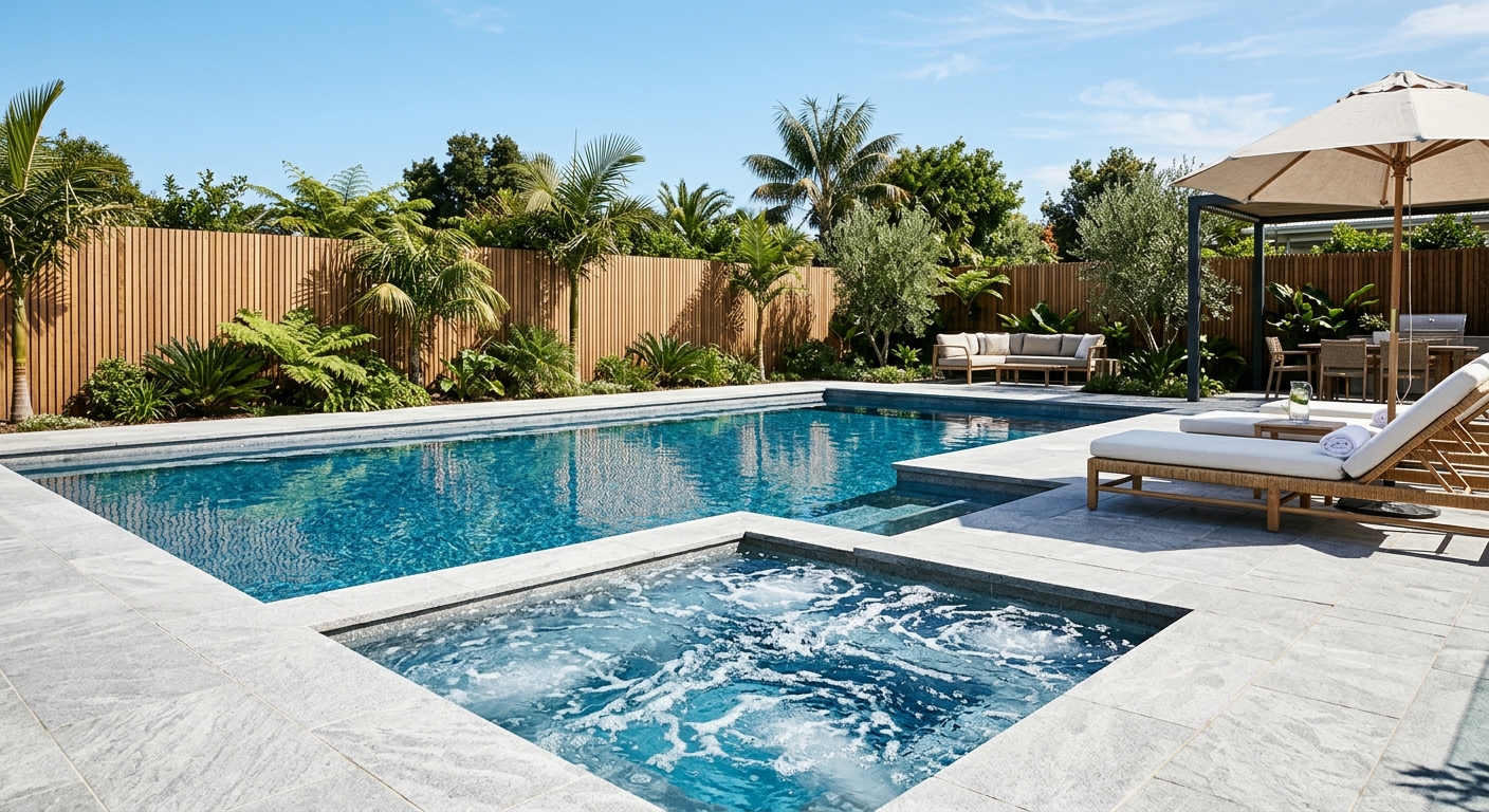 Pool & Hot Jacuzzi
